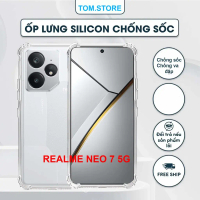 Ốp lưng dành cho Realme Neo 7 5G,Neo 7 Se chống sốc đen,chống trơn trượt,TPU viền vuông,chống sốc tr