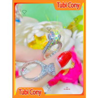 Nhẫn nữ N1439-125-trắng Đính CZ Tubi Cony  trắng sáng bóng