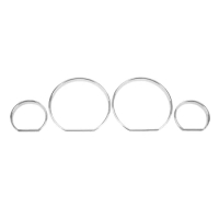 Car Front Dashboard Frame Decoration Trim Circle Styling Accessories for BMW E46 Replacement Parts Supplies