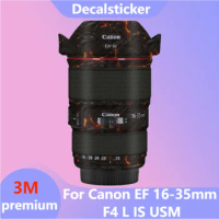 For Canon EF 16-35mm F4 L IS USM Lens Sticker Protective Skin Decal Vinyl Wrap Film Anti-Scratch Protector Coat 16-35 F/4