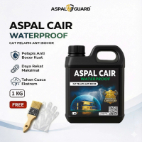Aspal Guard Cat Pelapis Anti Bocor 1 kg Aspal Cair Emulsion Waterproofing Bukan Spray Aquaproof Sika