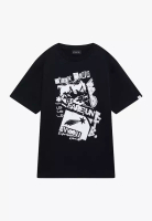 Sport b. Men's Black Cotton Make A Wish Print Tee