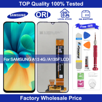 LCD With Frame For Samsung Galaxy A13 4G 5G A135F A135B A135U SM-A135U1 berbingkai paparan skrin sen