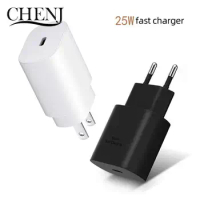 PD 25W Super Fast Charger For Samsung Galaxy S20 S21 S22 S23 Ultra S10 S9 Note 10+ Fast Charging USB C To Type C