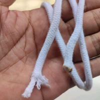 tali kur full katun putih / 5mm / jual per meter