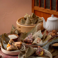 【漢來飯店】大禮包粽6粒組+贈保冷袋(台式一品粽*2+松露富貴粽*2+紫米燕麥綠豆粽*2;含運;端午節肉粽)