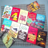 12 Books English Detective Mystery Literary Novels 12 World Best-selling Novels Adult English Mystery Mystery Novels