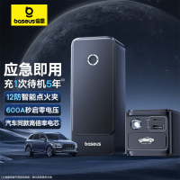 【1.3萬人收藏】倍思汽車應急啟動電源大容量12v充電寶車載啟動器電瓶搭電神器-享樂