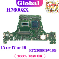 KEFU Mainboard For ASUS H7600ZM H7600ZW H7600ZX W7600Z3A J7600Z3A J7600ZM J7600ZW J7600ZX H7600Z J7600Z Laptop Motherboard