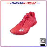 รองเท้าแบดมินตันผู้ชาย YONEX POWER CUSHION AERUS Z 2 สีแดงรูบี้