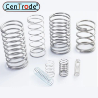 10 Pcs Wire Diameter 0.4/0.5mm Outer Diameter 3-10mm 304 Stainless Steel Compression Spring Pressure Helical Coil Spring Wire