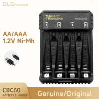 DLG CBC60 DC5V2A Charger for 1.2V AA/AAA NiMH NiCd Battery Charging Can be smart/fast/safe/hybrid charger