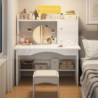 Cookdoki Meja Belajar/Meja Belajar Anak/Meja Belajar Minimalis/Meja Belajar Aesthetic/Meja Rias Puti