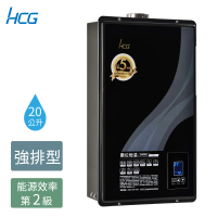 【HCG 和成】20公升強制排氣熱水器-2級能效-NG1/LPG(GH2055-不含安裝)