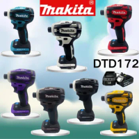 Makita DTD172 180 NM Cordless Impact Driver Brushless Power Tools Motor Electric Drill Wood/olt/T-Mode For Makita 18V Battery