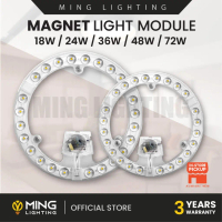 LED Magnet Light 18W 24W 36W 48W Module Circular Ring Down Lights Tube Downlight Ceiling Lighting La