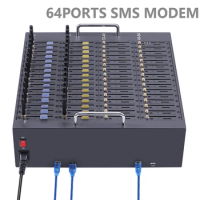 2024 Discount! 4G Skyline GSM 64 Ports SMS Modem Pool 4G LTE 64 Channels SMS Device Support AT Command Factory Direct Modem Luna