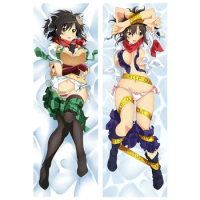 Anime SenRan Kagura Pillow Covers SenRan Kagura Dakimakura Case Sexy 2wat Tricot 3D Double-sided Bedding Hugging Body Pillowcase