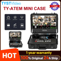 TYST VIDEO TY-ATEM MINI CASE Portable Case Build-in Monitor for Blackmagic Design ATEM Switcher