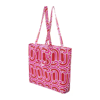 SÖTRÖNN 購物袋, 粉紅色/紅色, 45x36 公分