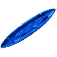 Chinese Manufacturers Customized 2 Persons 12ft Ocean Canoe Plastic Travel Sit Inside Kayak for Sale