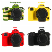 Colorful Soft Rubber Silicon Case Body Cover for Nikon Z7 Z6 Camera Protector Frame Skin for Nikon Z Portable Bag Accessories