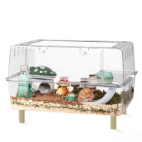High Quality Pet Cages Hamster Large Space Plexiglass Acrylic Hamsters Cage