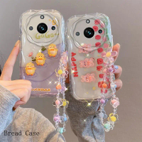 เคสตุ๊กตาสติ๊กเกอร์ครีม, สำหรับ OPPO Realme 11 Pro+, Realme 11 Pro 5G, Realme Narzo 60 Pro, RMX3740,
