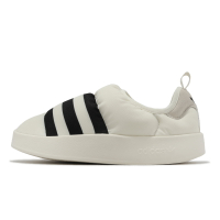 adidas 麵包鞋 Puffylette 男鞋 女鞋 米白 黑 涼拖鞋 經典 休閒鞋 愛迪達 GY1593