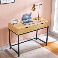 HappyLife 簡約雙抽書桌 100公分 Y11530(電腦桌 工作桌 化妝台 梳妝台 桌子 辦公桌 木頭桌子 餐桌)