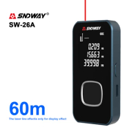 SNDWAY Laser rangefinder laser distance meter trena rangefinder laser meter laser range finder rechargeble range measure tool