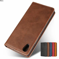 Leather case for Sony Xperia XA1 5.0" Flip case card holder Holster Magnetic attraction Cover Wallet Case coque fundas