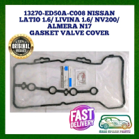Untuk NISSAN LATIO 1.6/ LIVINA 1.6/ NV200/ALMERA N17 GASKET PENUTUP INJAP / GASKET VALVE COVER (1327
