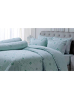 ชุดผ้าปู 3.5 ฟุต 3 ชิ้น (ทวินไซส์) รุ่น เทนเซล ลาย T854 สีLight Blue