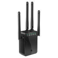 300Mbps Wireless WiFi M-95B Repeater Wifi Signal Booster Dual-mode 2.4G WiFi Extender 802.11n WiFi Amplifier 4 Antenna