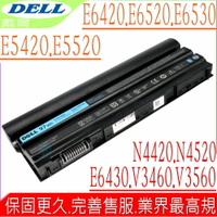 DELL電池 適用戴爾 E5420,V3460,V3560,14R,15R,17R,4YRJH,8858X,8P3YX,M5Y0X,NHXVW,P8TC7,P9TJ0, E5220,E5520,E5530,E5430,E6420,E6520,E6530,E6430,E6440,N3X1D