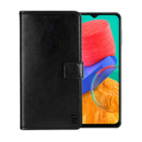 IN7 瘋馬紋 Samsung Galaxy M33 5G (6.6吋) 錢包式 磁扣側掀PU皮套 吊飾孔 手機皮套保護殼