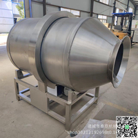 蝦條滾筒式拌料機辣白菜泡菜攪拌機黃豆粉混合機燕麥片豆粉混勻機