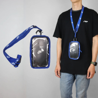 【NIKE 耐吉】手機斜背包 Club Phone Crossbody Bag 藍 白 可觸控 防撕裂 斜背包 手機包(N100909649-2OS)