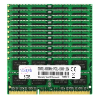 50PCS DDR3L Ram 4GB 8GB 16G Laptop Memories PC3L 12800 10600 8500 1600 1066 1333 MHZ 240Pin SODIMM Memory Memoria Ddr3 RAM