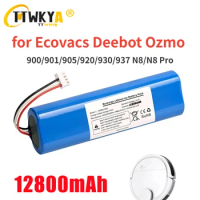 Replacement Battery 12800mAh for Ecovacs Deebot Ozmo 900,901,905,920,930,937,N8,N8 Pro Li-ION 14.4V Robot Vacuum Cleaner Battery