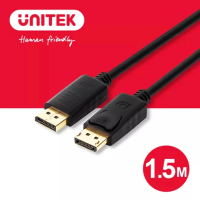 UNITEK Y-C607BK Cable display Port Cable TO Display Port Male TO Male 1.5M