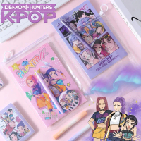 New Kpop Demon Hunters A5 Stationery Set Stationery Set Cartoon Demon Hunters Peripheral Set Cute Co