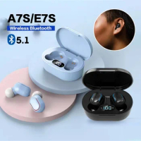 E7S TWS Fone Bluetooth Earphones 5.2 Wireless Headphones Noise Cancelling Earbuds with Mic Wireless Bluetooth Headset for Xiaomi