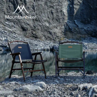 Mountain Customer Solid Wood Portable Beach Fishing Beechwood Kermit Folding Chair