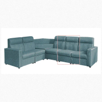 【AS 雅司設計】凱伊L型耐磨皮沙發中椅只有紅框部分-52x75x84cm