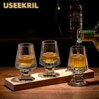 Creative Whiskey Glass Cup Transparent Cocktail Glasses Cups Professional Smelling Cup Tasting Glass Bar Home Accessories