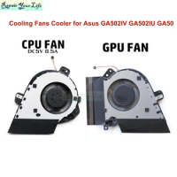 Computer PC Cooling Fans Cooler for Asus GA502IV GA502IU GA502 GU502 ROG Zephyrus G15 CPU GPU VGN Fans FM8F 6033B0080401 DC 5V