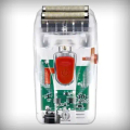 Máy Cạo Râu Điện Kemei KM-987 Bạc, Pin 2000mAh, Thời Gian Sử Dụng 150 Phút