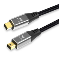 Mini DisplayPort 1.4 8K 60hz Cable Ultra-HD UHD 4K 144hz Mini DP to MiniDP Cable 7680*4320 for Video PC Laptop TV